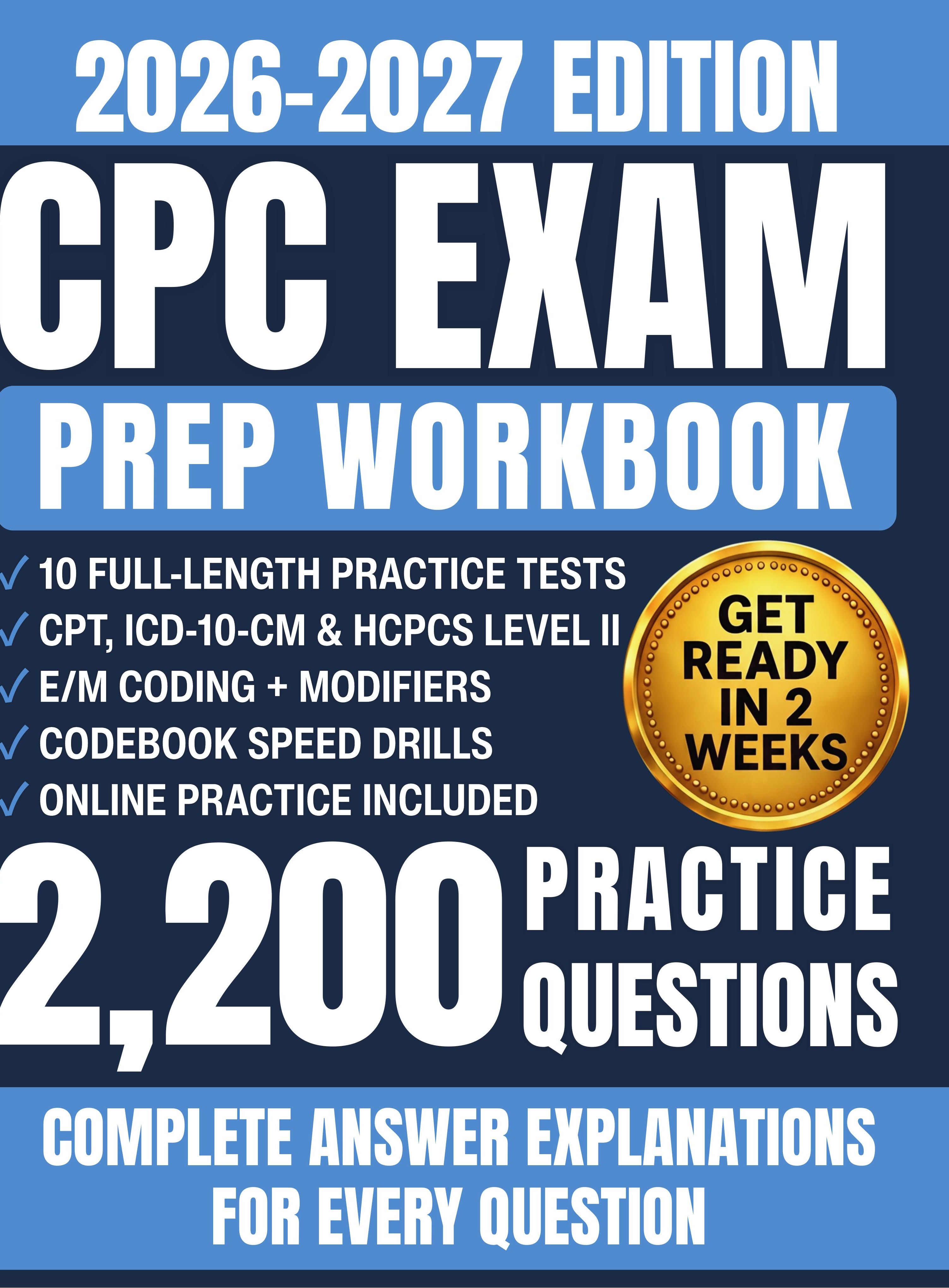 CPC Exam Prep Workbook cover