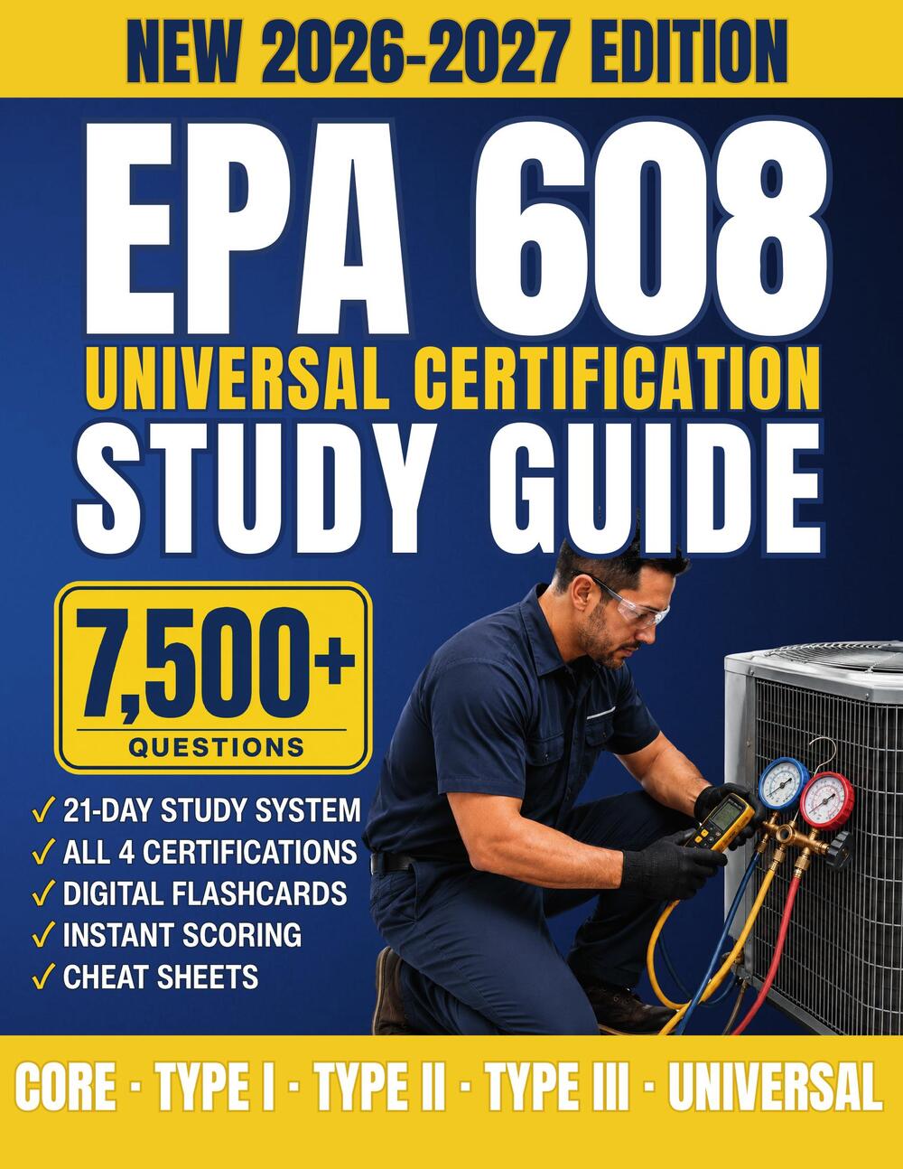 EPA 608 Universal Certification Study Guide cover